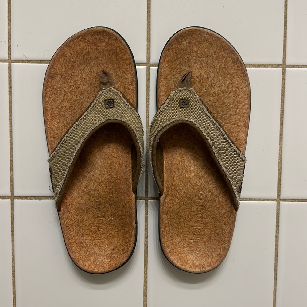 Spenco Size 8 Orthotic Flip Flops